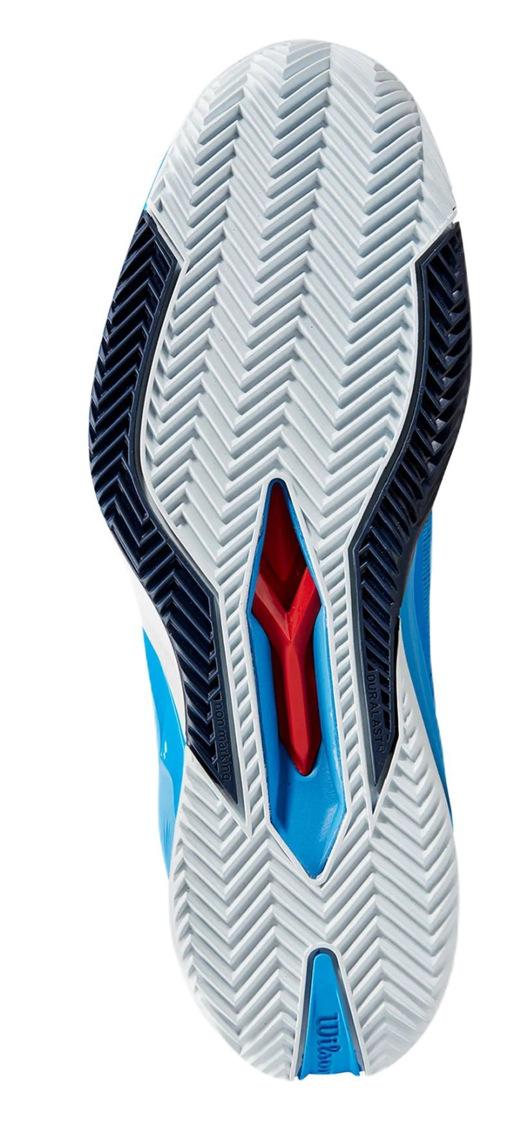 Теннисные кроссовки Wilson Rush Pro 4.0 Clay - french blue/white/navy blazer - White Blue