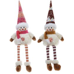 GAEM Игрушка набивная "Снеговик", L16 W8 H48/30 см