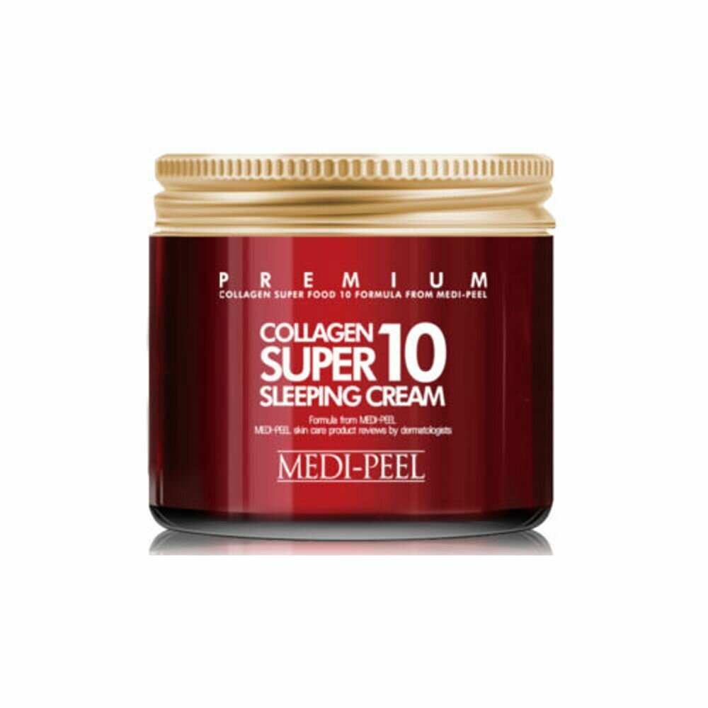 Омолаживающий ночной крем для лица с коллагеном Medi Peel Collagen Super10 Sleeping Cream70 мл.
