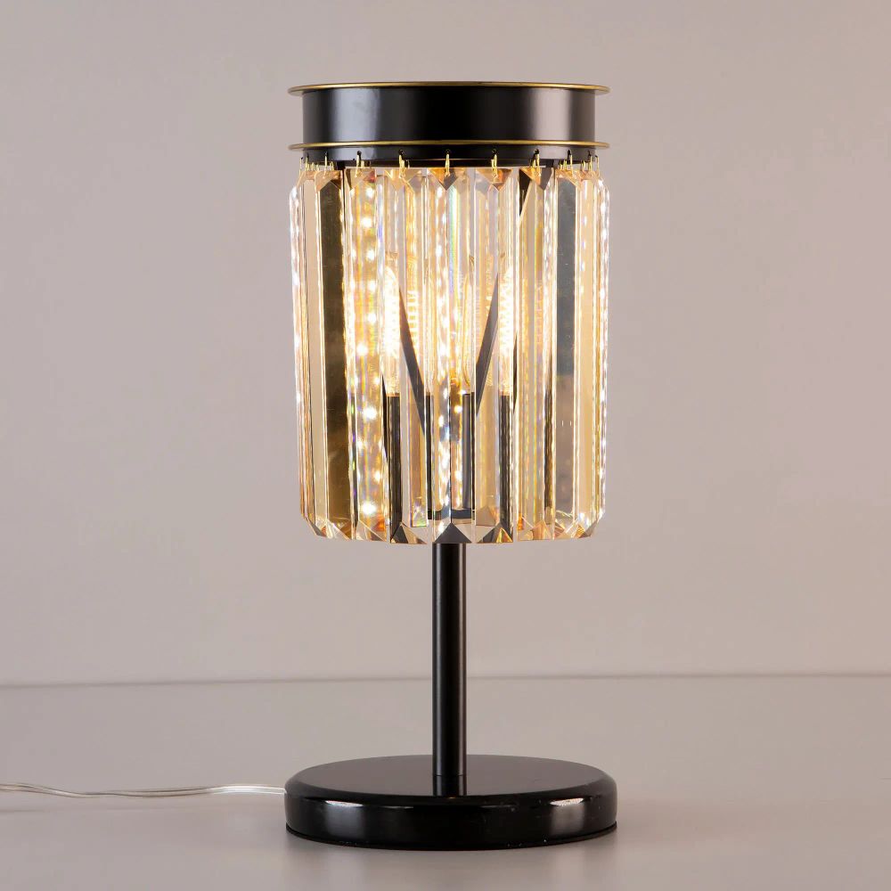 Citilux Мартин CL332812 Настольная лампа хрустальная Шампань