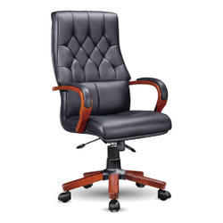 Кресло офисное 2338 582045 Black color LEATHER