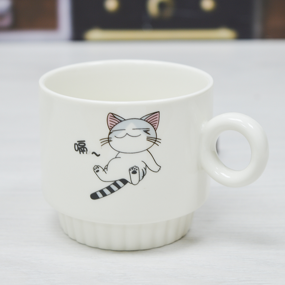 Набор кружек 4шт 250мл на подставке