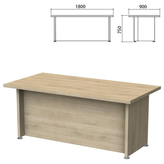 Стол письменный "Приоритет" 1800х900х750, кронберг (КОМПЛЕКТ)