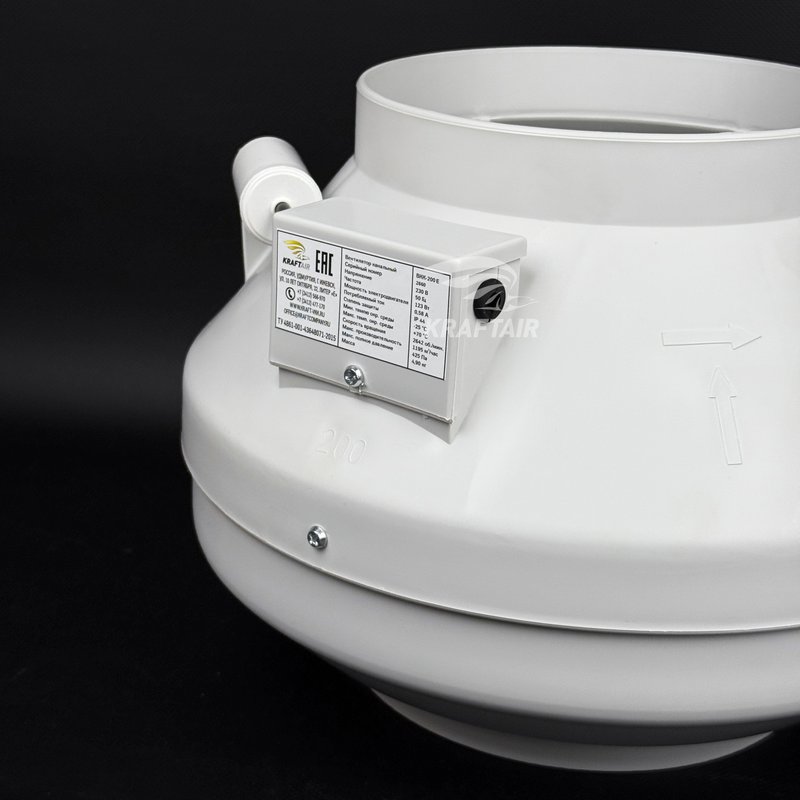 Вентилятор канальный ВКК-200 E