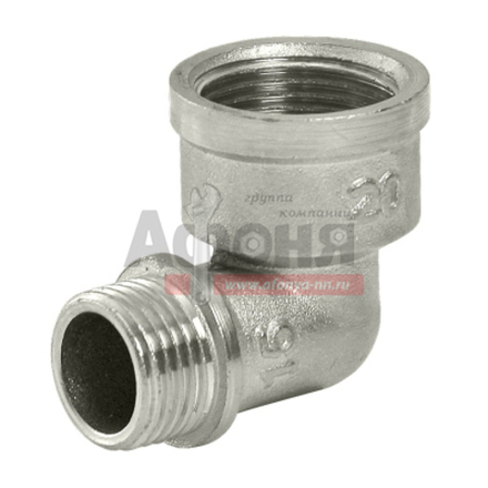 Уголок 3/4'' - 1/2'' вн/нар VRT® никель