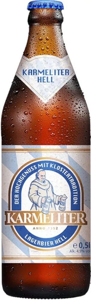 Пиво Кармелитер Лагербир Хелл / Karmeliter Lagerbier Hell 0.5 - стекло