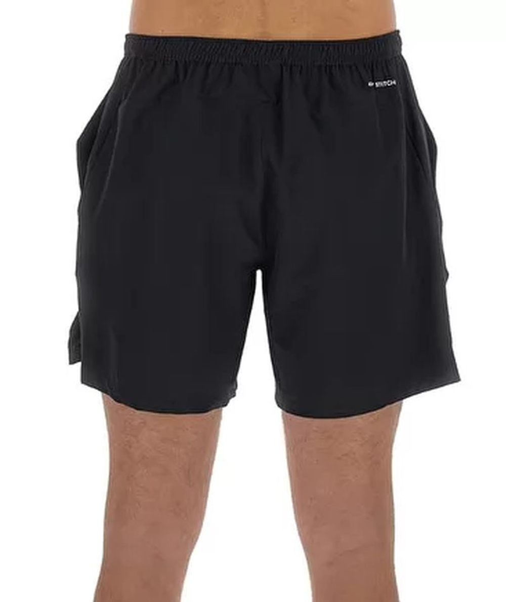 Мужские теннисные шорты Lotto Tech и D1 7" Short - all black