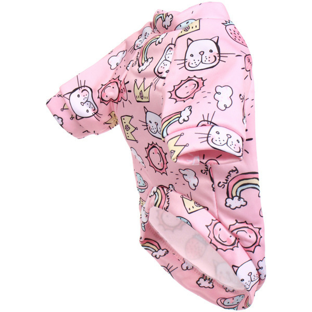 Кофта - толстовка для мелких пород собак «BRO Style», принт клубнички, р S