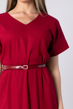 Платье женское 3991ЛП, бордовый #363Бор053991ЛП