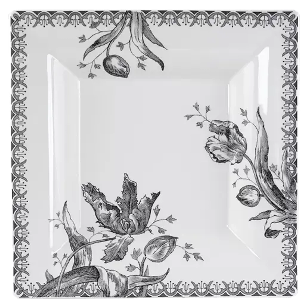 Блюдо квадратное Gien Tulipes (22 x 22 см)