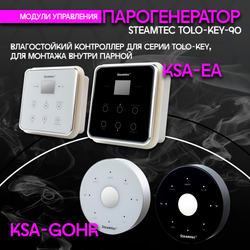 Steamtec TOLO KEY 90 - 9кВт (стандартный модуль управления)/ парогенератор для хамама и турецкой бани
