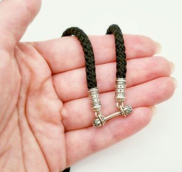 Гайтан текстильный с замком Штанга. 5 мм