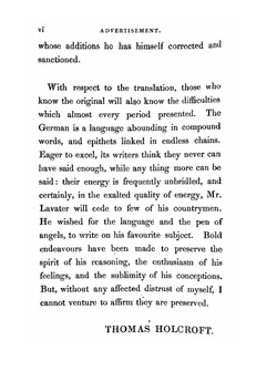 Essays on physiognomy. designed to promote the knowledge and the love of mankind | J. C. Lavater