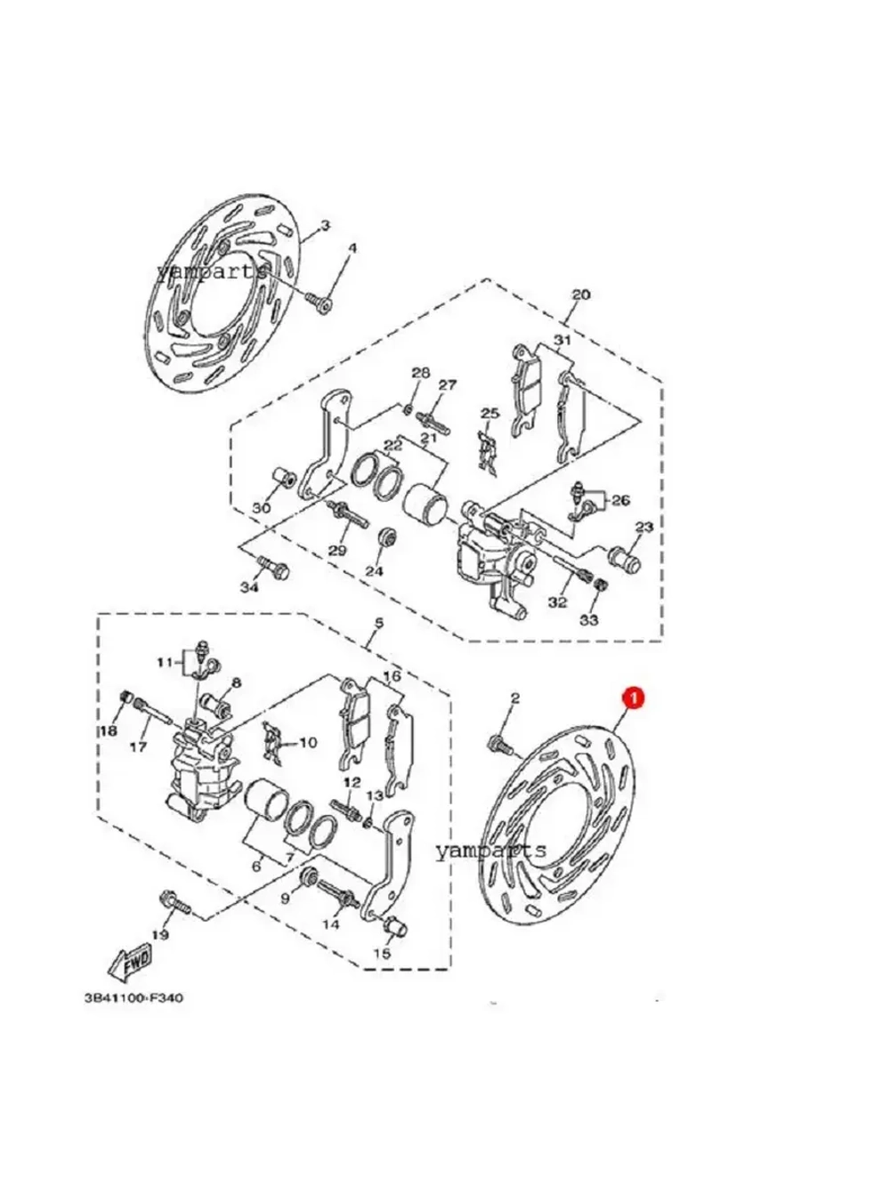Диск тормозной
