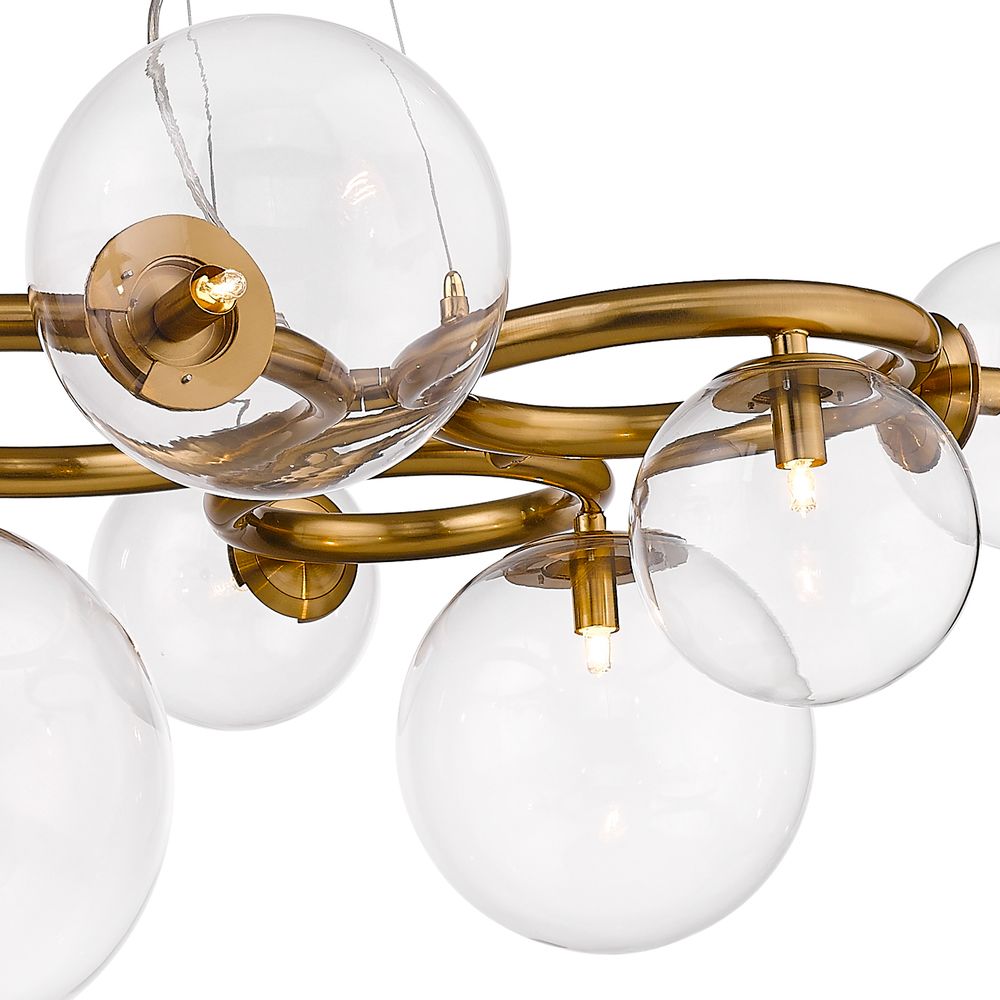 Люстра P68092-9 brass