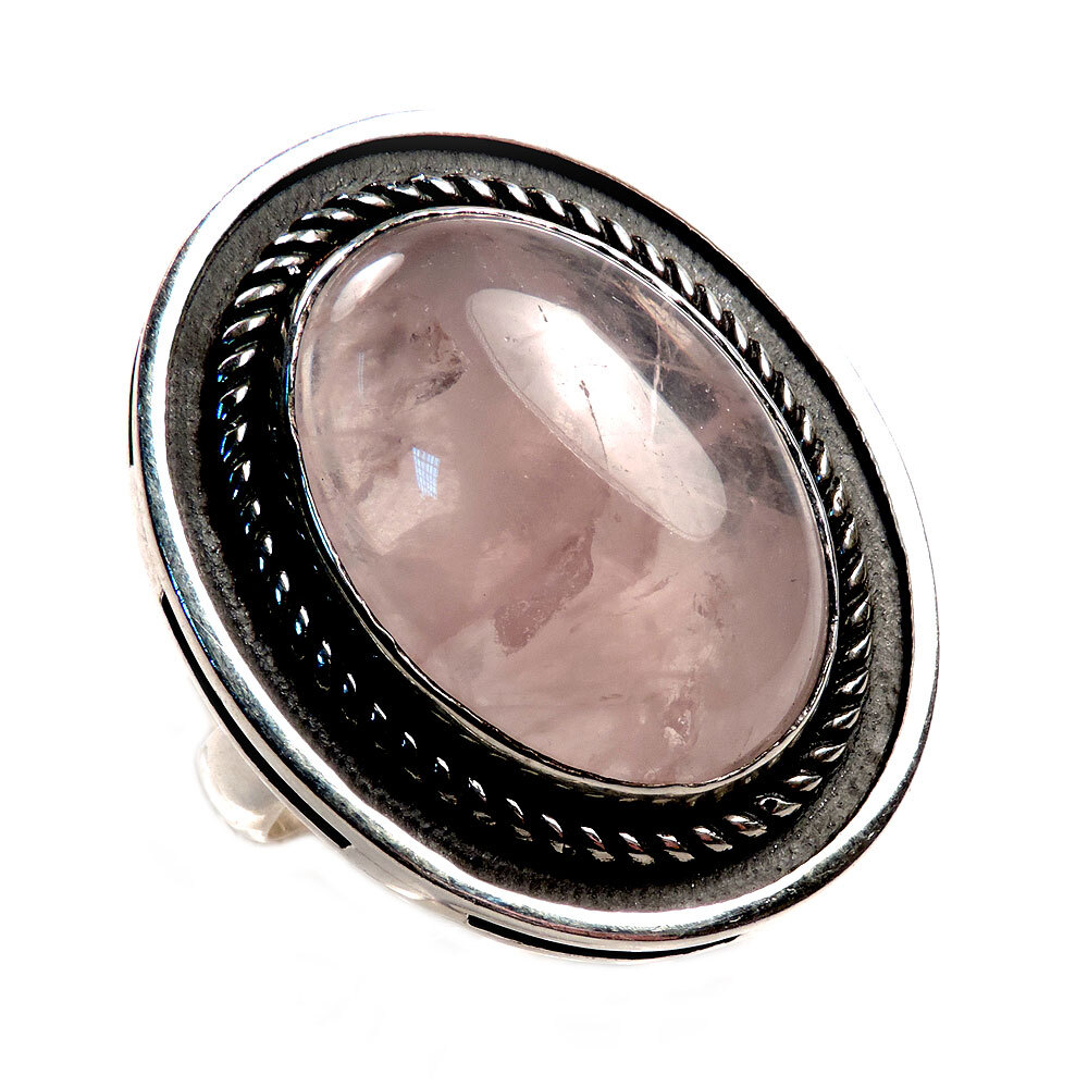 Кольцо "Дальва" розовый кварц