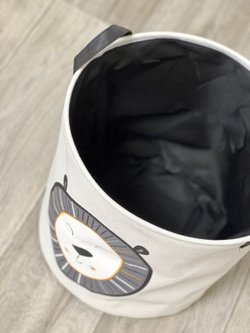 Корзина для белья текстильная (Ёжик)