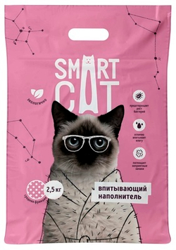 Smart Cat Впитывающий наполнитель, средняя фракция