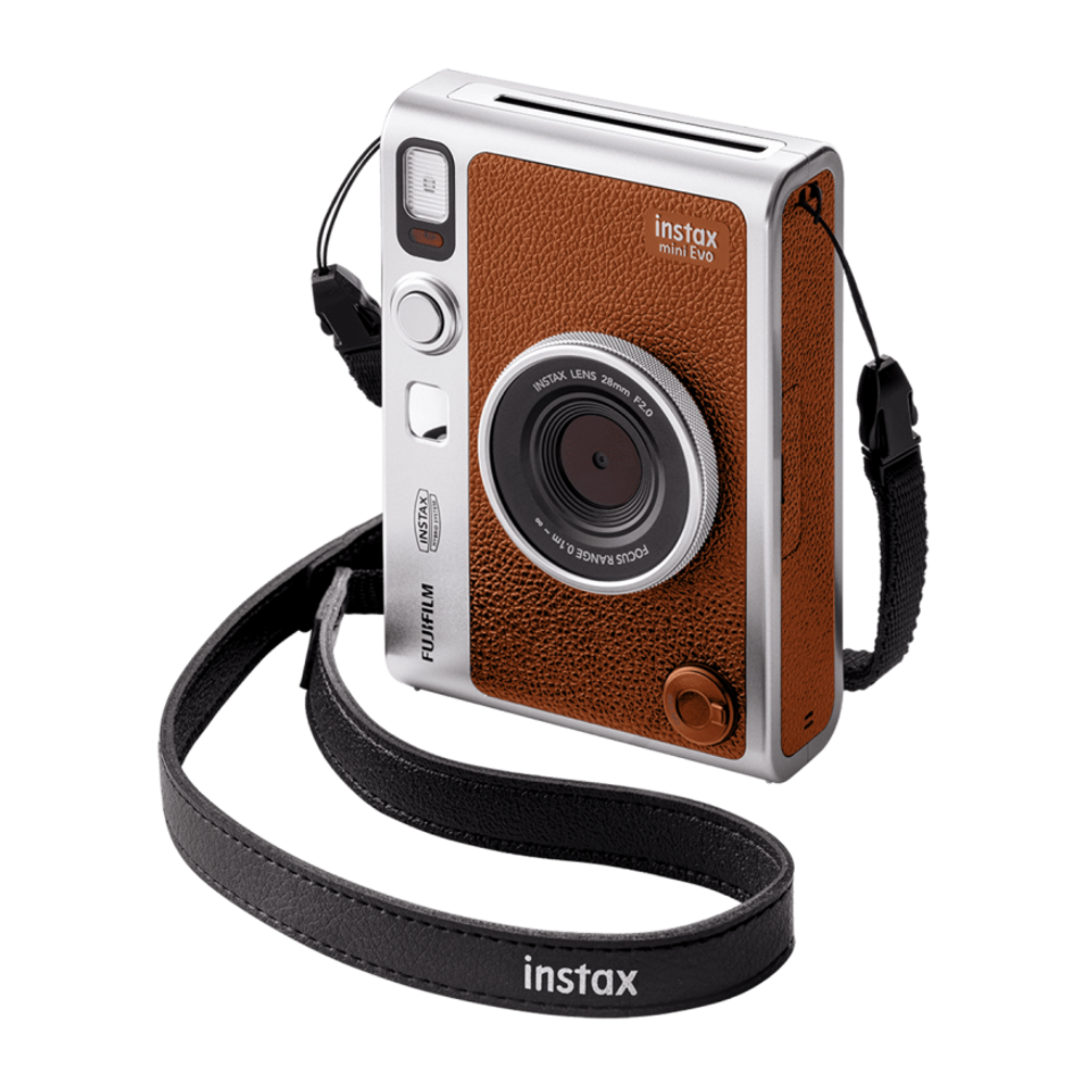 Гибридный фотоаппарат моментальной печати FUJIFILM instax mini EVO, Коричневый