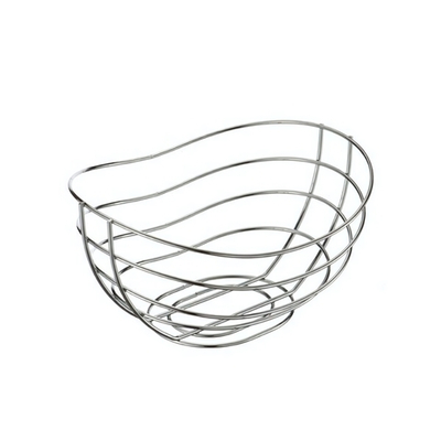 Ваза для фруктов из нержавеющей стали, тип-3, хром 265х220х140мм