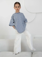 Футболка для девочки в полоску