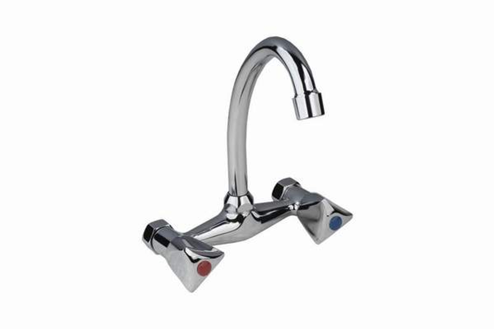 Смеситель д/кухни VODEN 8034 C1 пристенок