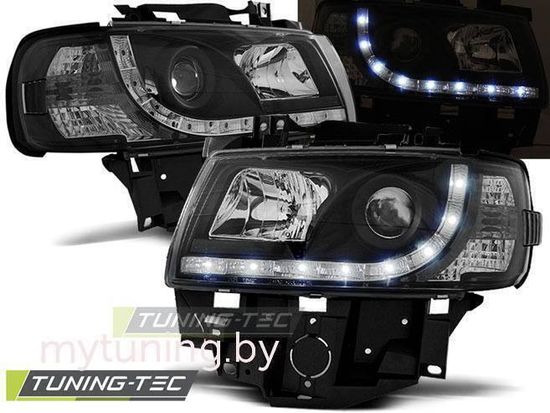 Передние фары black daylight для Volkswagen T4