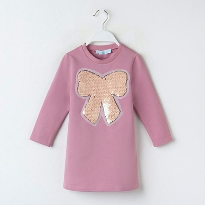 Платье KAFTAN "Бант", розовый, рост 98-104, р.30