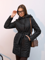 Полупальто демисезонное "2026" черный