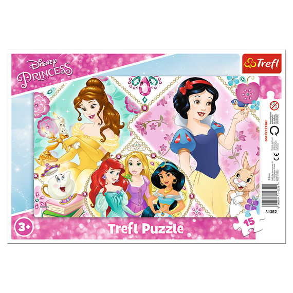 Puzzle &quot;15 Frame&quot; - Cute  Princesses / Disney Princess