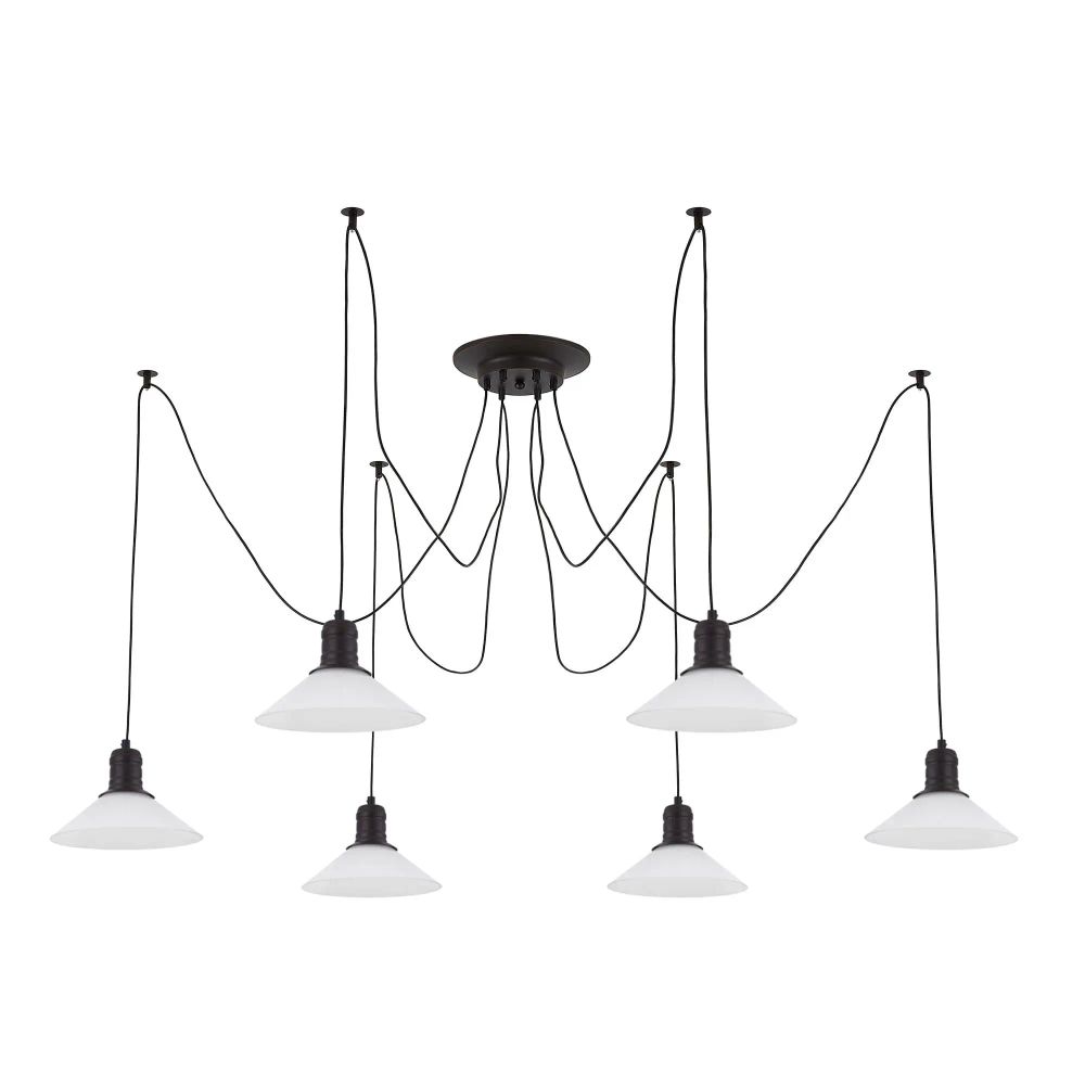 Citilux Эдисон CL451062 Люстра паук Венге