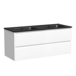 Тумба подвесная под раковину Sancos Libra белый глянец, 1190х450х500