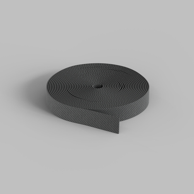 TR5501-DG Гибкий трек-ремень Belty, серия Base, 10м, 48V DC, IP20, тёмно-серый, ткань, медь