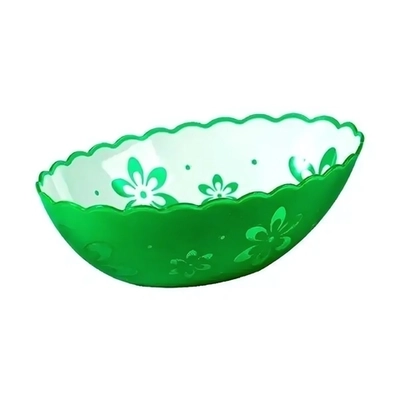 Салатник Весна овальный 1,5л, Зелёный