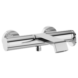 Смеситель для ванны с душем STWORKI Лерум S04100CR + Душевой гарнитур Гётеборг S03190CR, хром