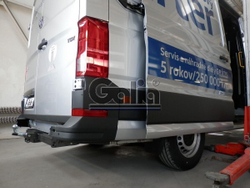 Фаркоп оцинкованный Galia V086A для Volkswagen Crafter фургон без ступеньки 2017-(паспорт и сертификат в комплекте)(без электрики)