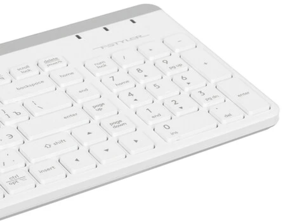 Клавиатура A4Tech Fstyler FK25 белый