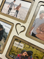Фоторамка "LOVE" на 4 фото 10х15см