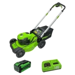 Аккумуляторная газонокосилка Greenworks GD40LM48SPK8 40В (1 x 8 Ач, Быстрое ЗУ) нож 48 см, 2517407U8F