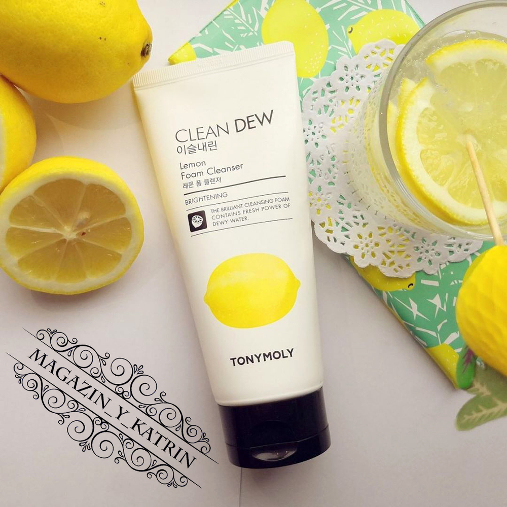 TonyMoly. Пенка для лица с экстрактом лимона Clean Dew Lemon Foam Cleanser