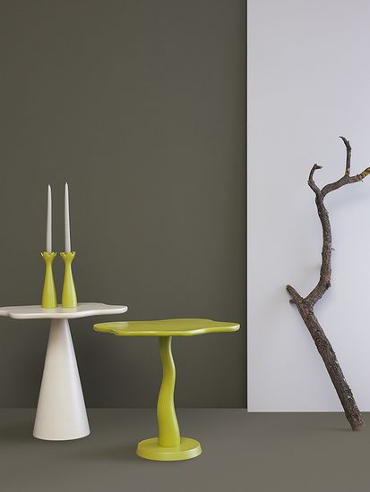 Столик приставной fluid, 56х49 см, лайм