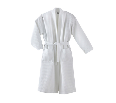Халат вафельный Blanc des Vosges белый