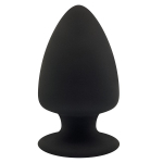 Черная анальная втулка Adrien Lastic Premium Silicone Plug M