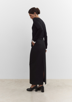 Юбка прямая в полоску