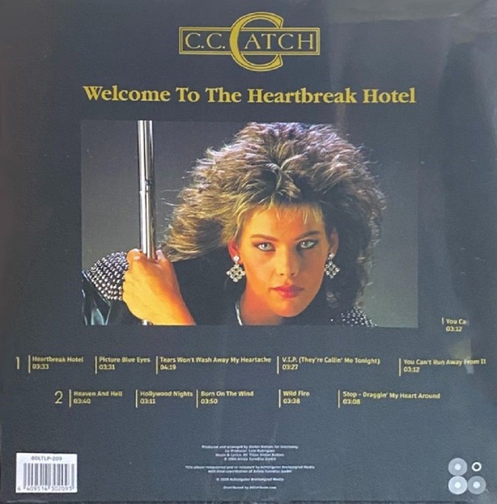 Виниловая пластинка C.C.Catch - Welcome To The Heartbreak Hotel Новая запечатанная виниловая пластинка + ПОДАРОК