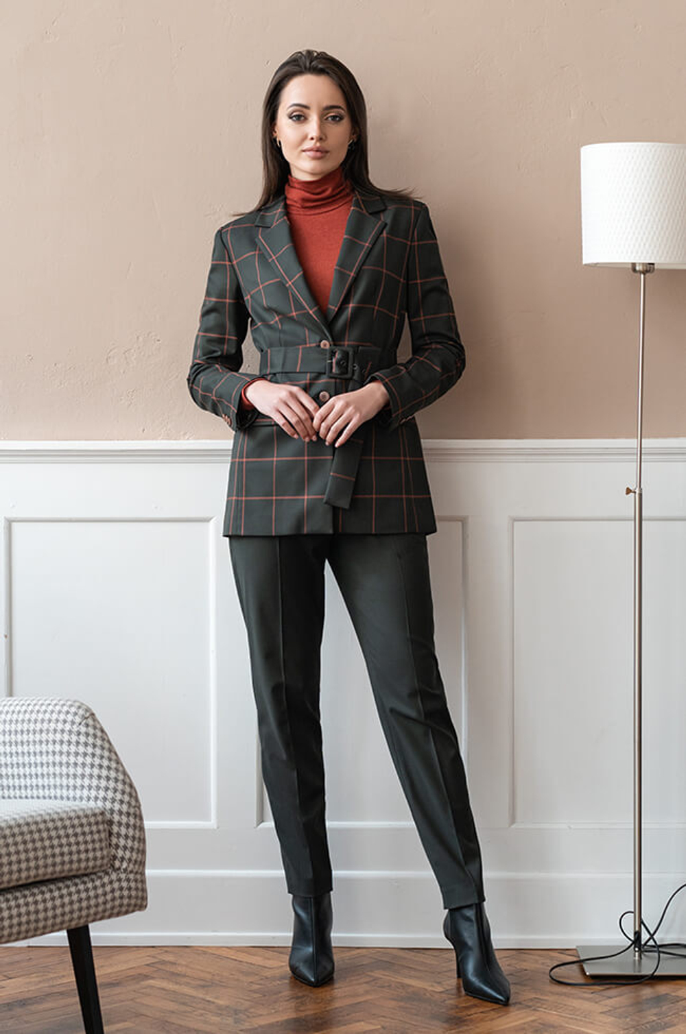 3847 Брюки женские (хаки)