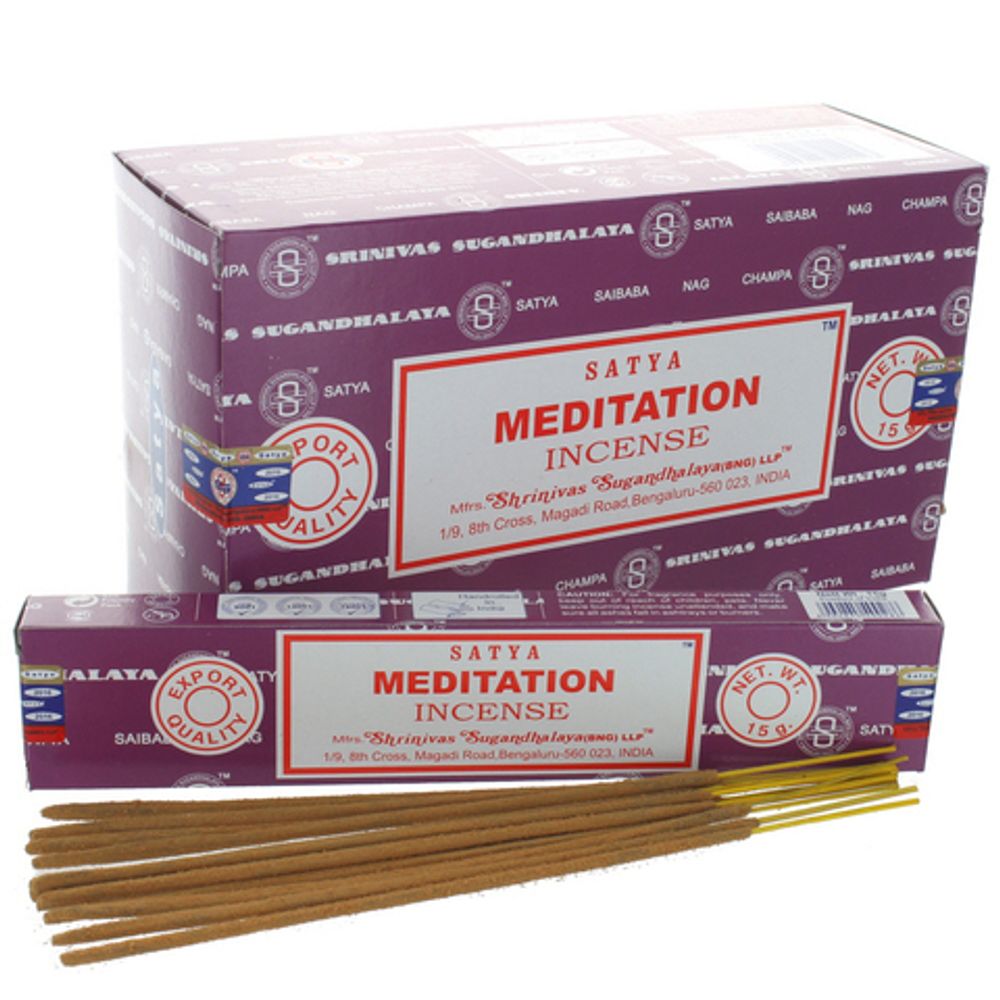 Satya Incense Meditation Благовоние-масала Медитация, 15 г