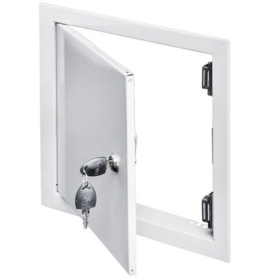 Лючок вентиляционный мет-л, 200х200 мм, с замком, Event, 2020ЛМПЗ