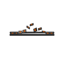 Автовизитка складная Xiaomi Bcase Tita Silver, Парковочная карта, Табличка с номером телефона автомобильная для парковки