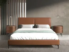 Кровать Angel Cerda 7158, 180x200 см, коричневая